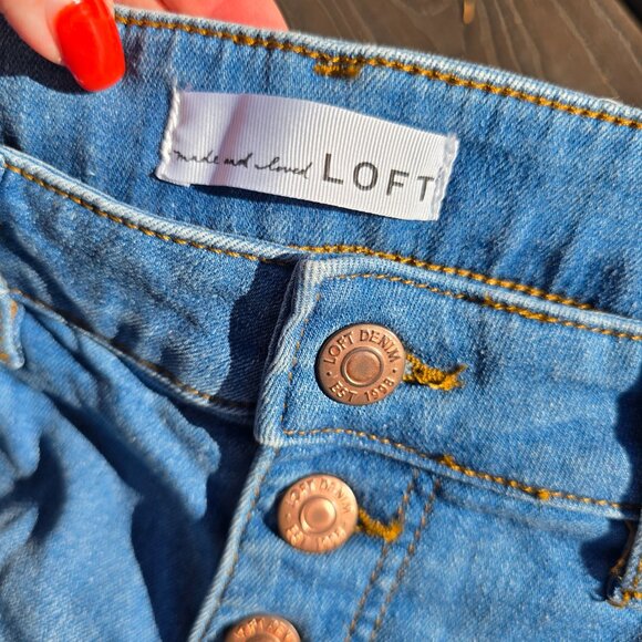 LOFT Kick Crop, NWOT size 8 / 29 - Picture 9 of 10
